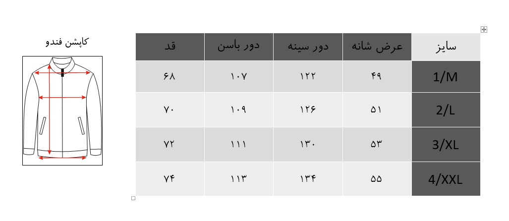 کاپشن بهاره مردانه فندو