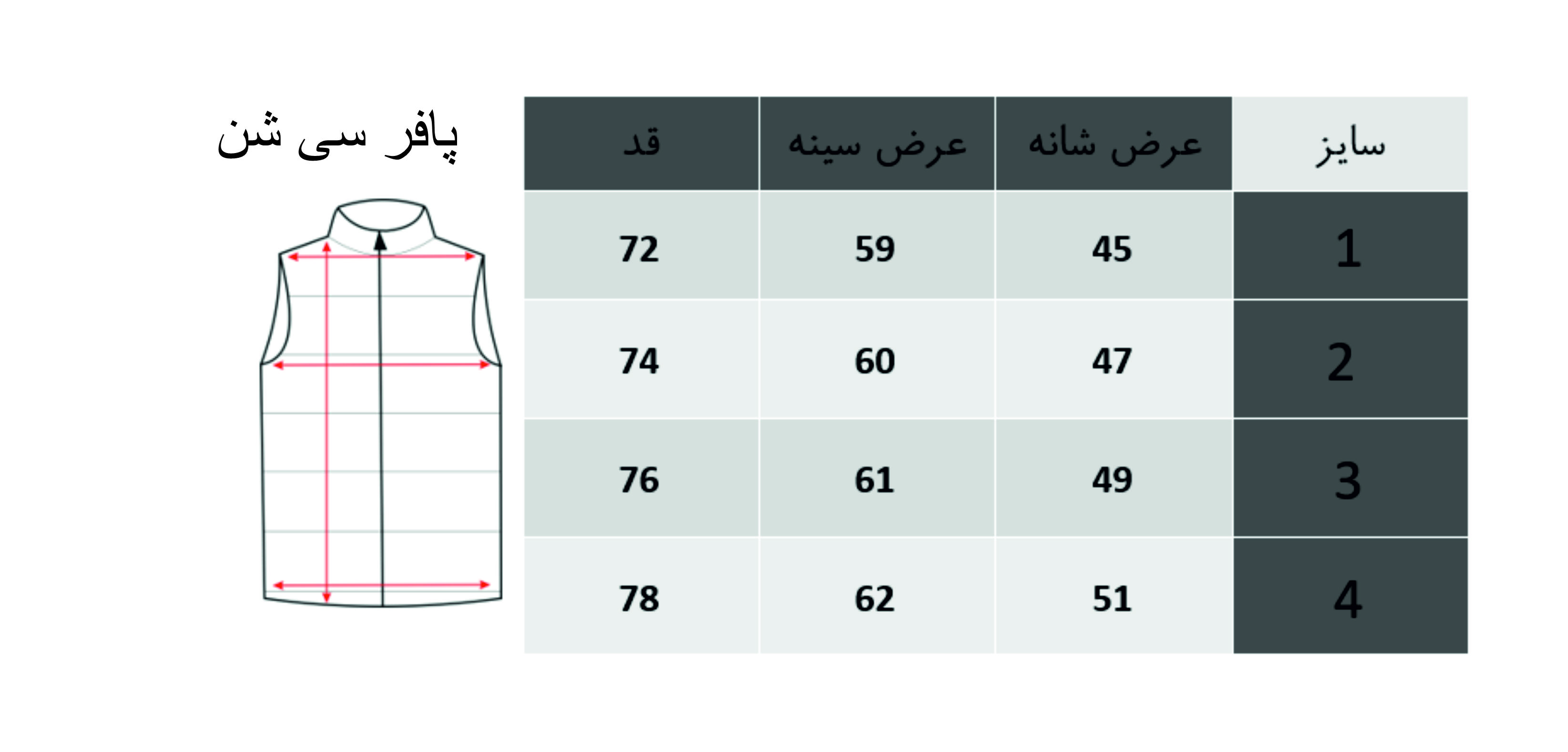 پافر سی شن مردانه